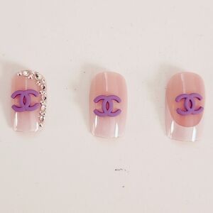 Luxury Nail Charms Purple